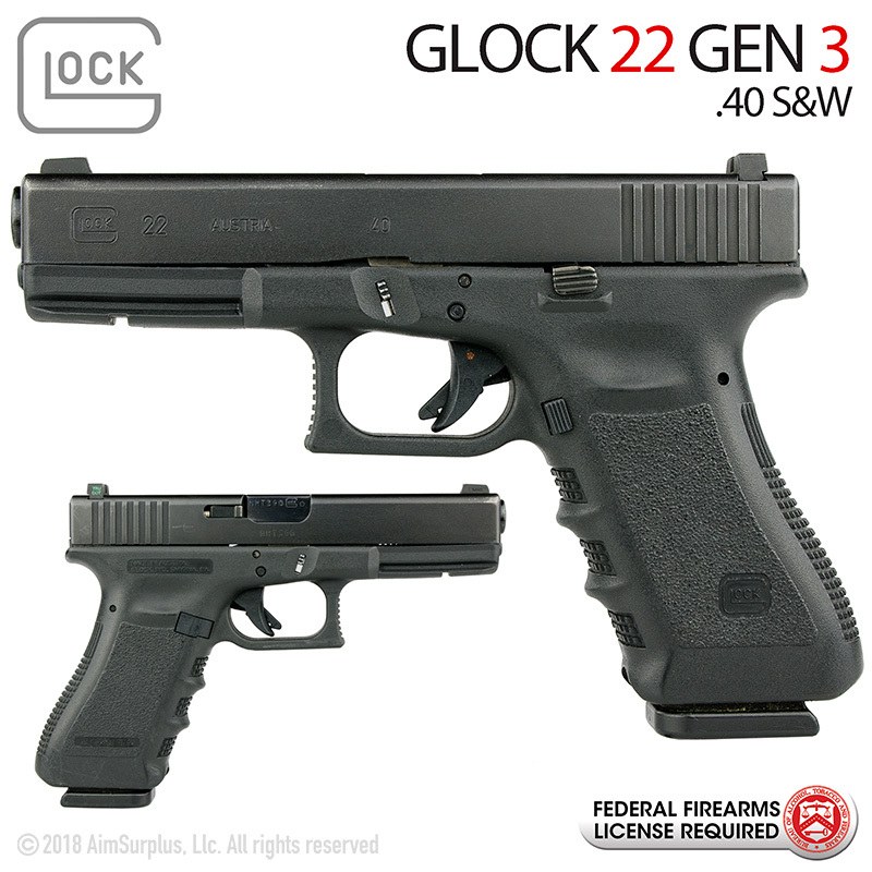 Product photo of Glock 22 Gen3 .40 — LEO trade-in