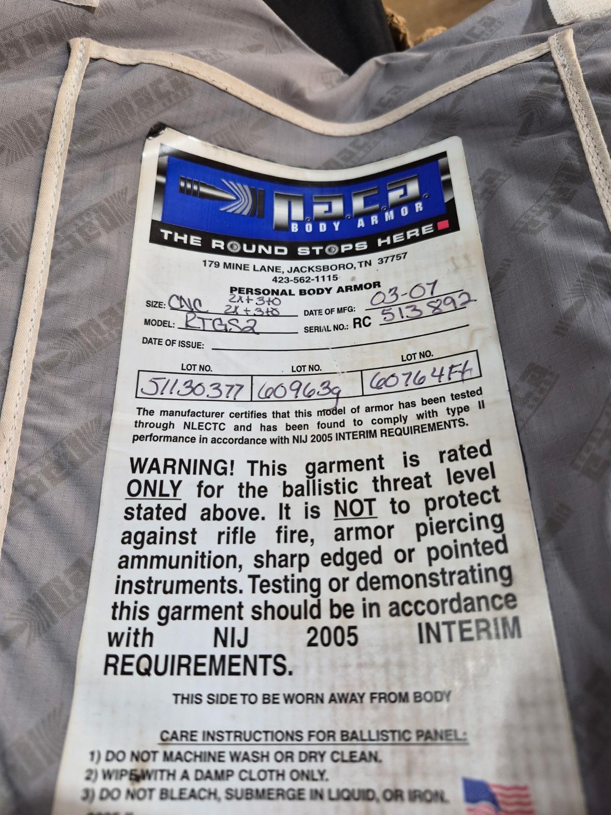 Product photo of Soft Armor Panel — LEO range target