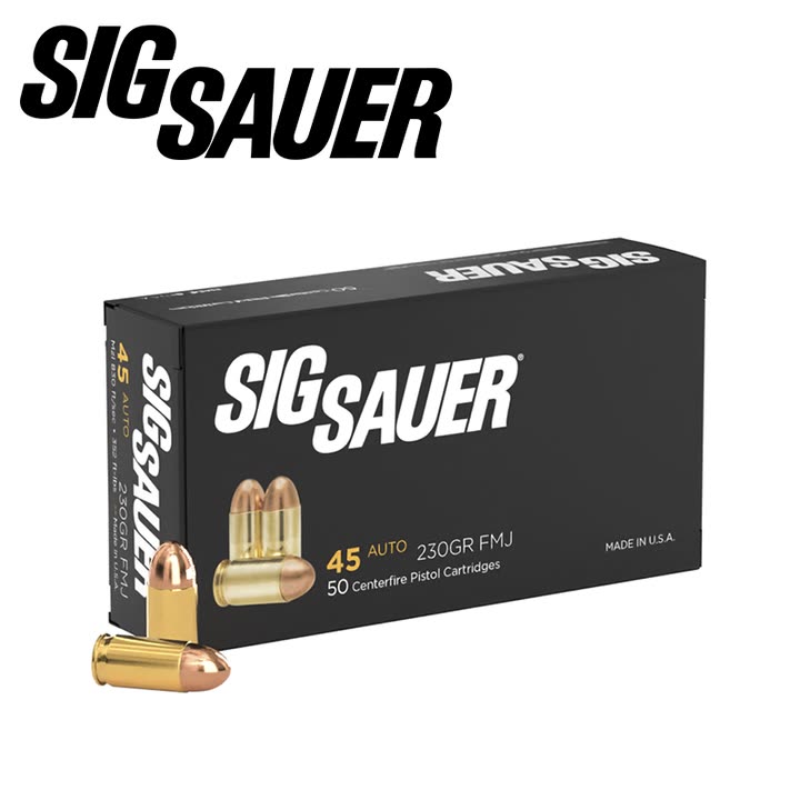 Product photo of Sig Sauer Elite Performance .45 ACP 230gr FMJ — 50 rounds