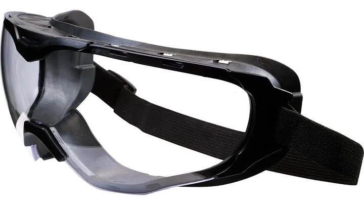 Product photo of Edge Eyewear Super 64 Ballistic Safety Glasses Clear Vapor Shield Lens/OTG
