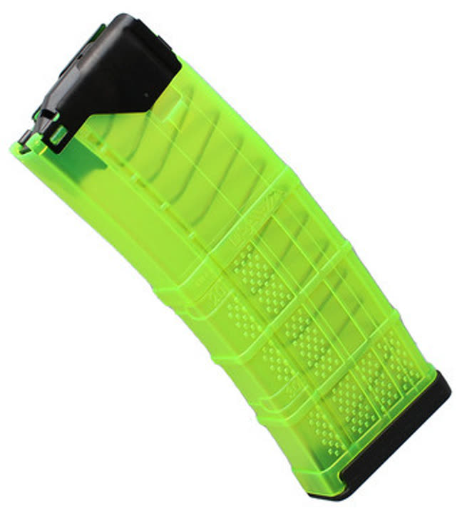 Product photo of Lancer L5AWM 5.56mm 30-Round Translucent ALIEN GREEN Magazine