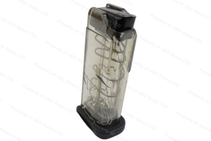 Product photo of Glock 42 .380ACP 7rd ETS Mfg Magazine, Smoke