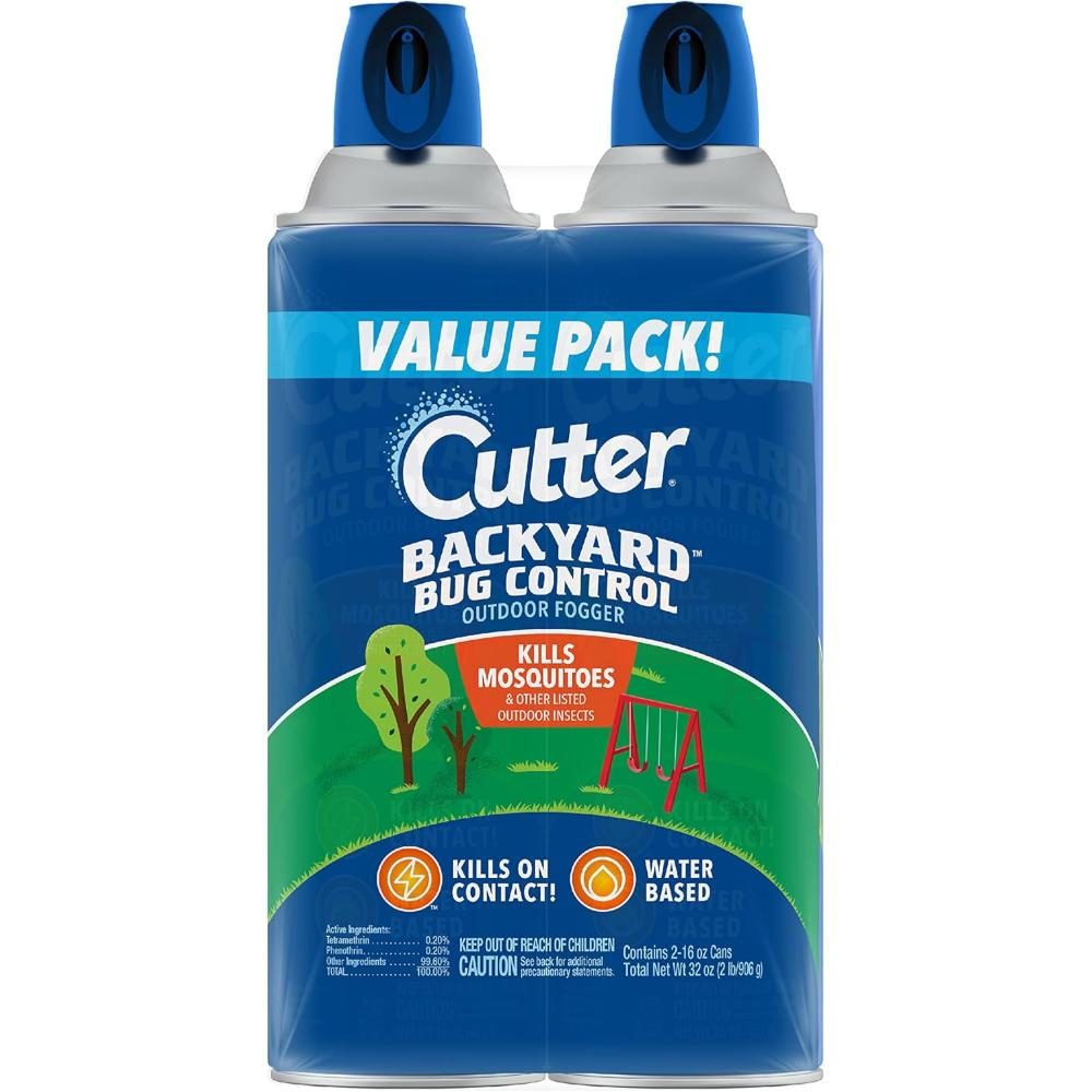 Product photo of 2-Pack Cutter Backyard Bug Control Outdoor Fogger, 16 oz.