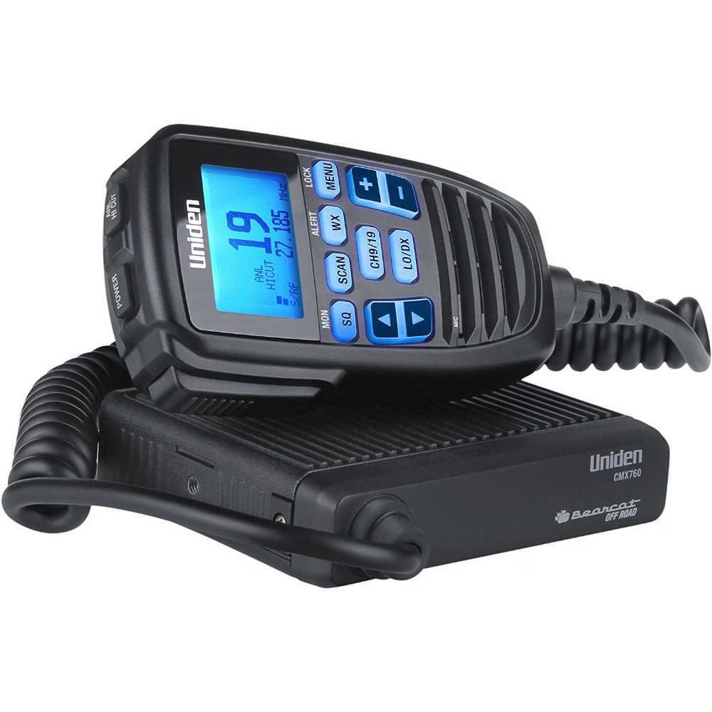 Product photo of Uniden CMX760 Bearcat Off Road Series Compact Mobile CB Radio